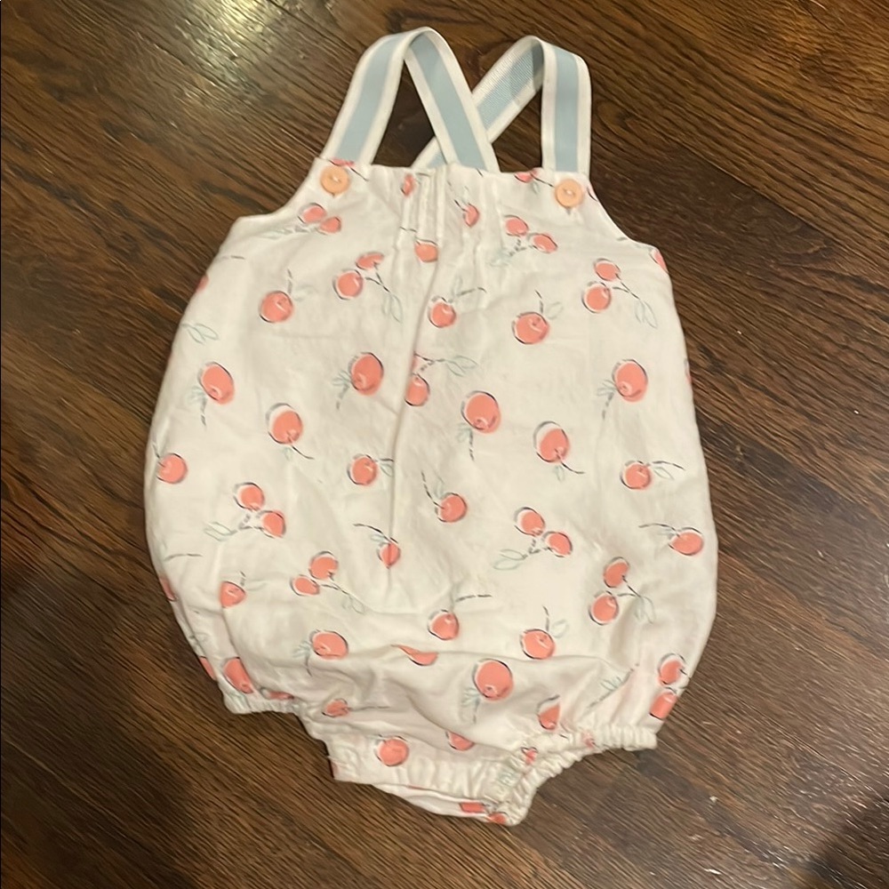 Cherry Print Baby Romper
